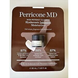 NEW  Perricone Md Hyaluronic Intensive Moisturizer 30ml/1oz FREE GIFT